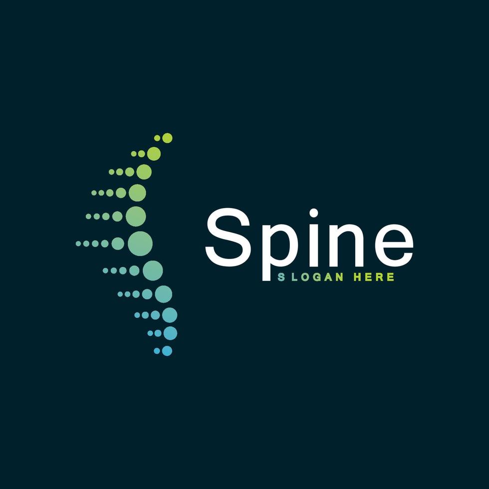 Spine diagnostics symbol vector