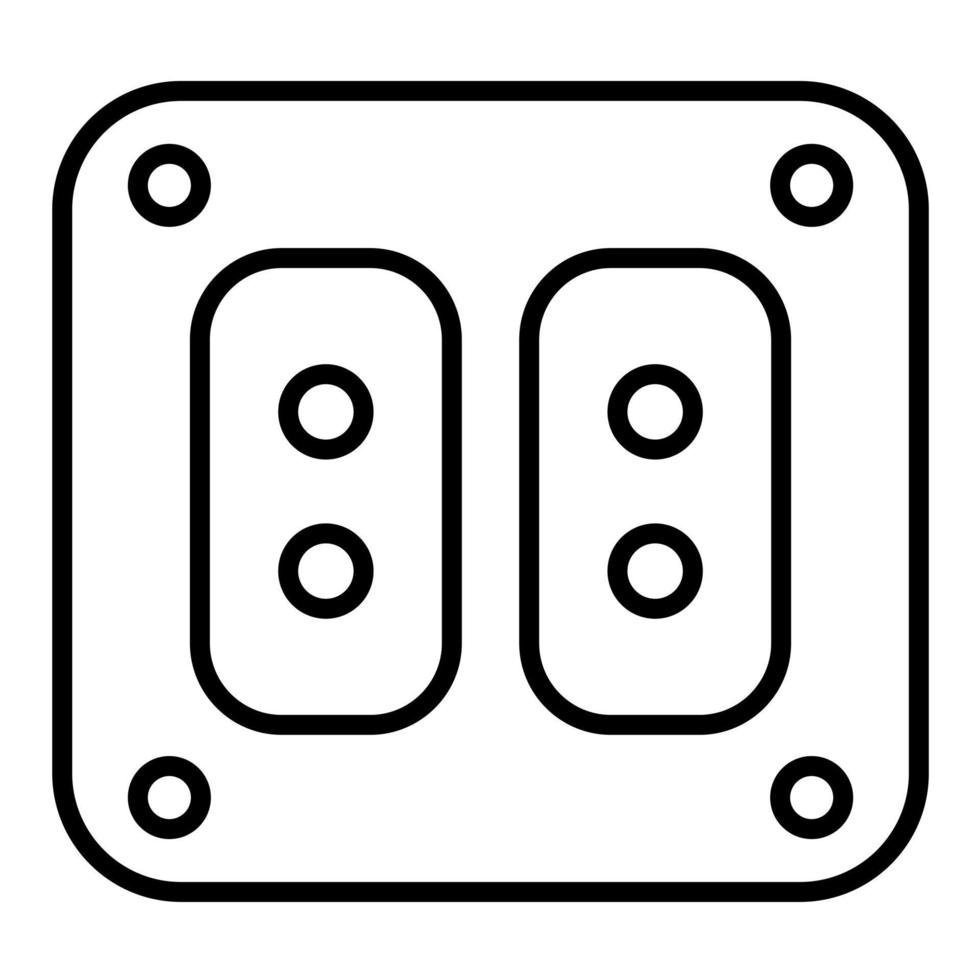 Switch Line Icon vector