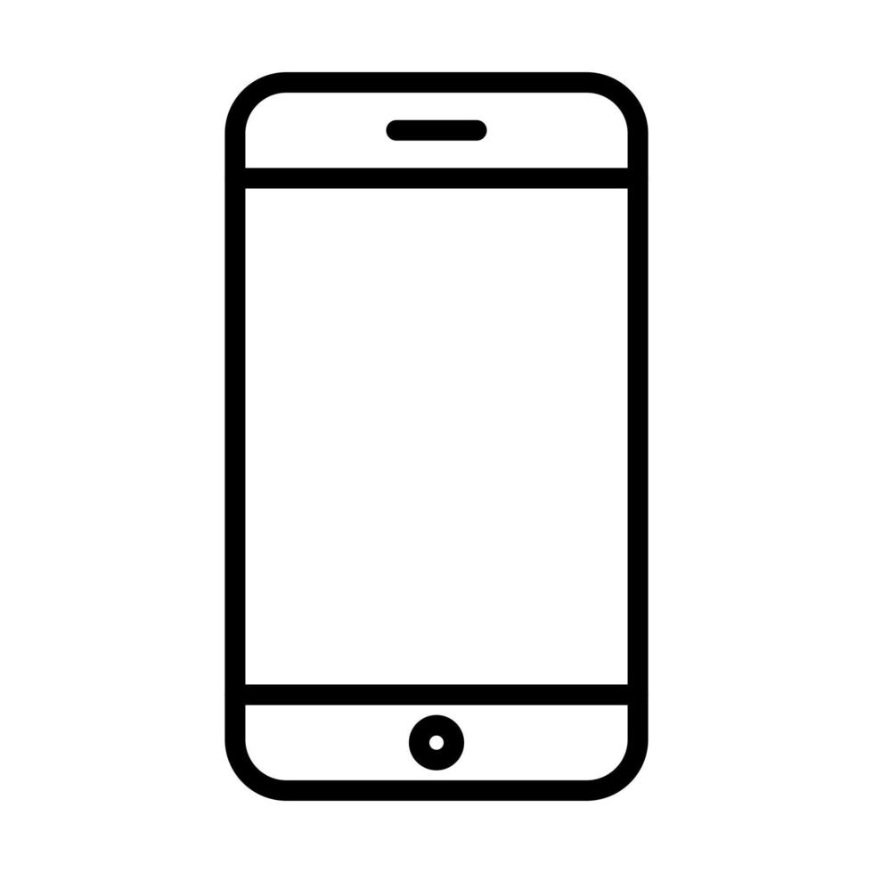 Smartphone Line Icon vector