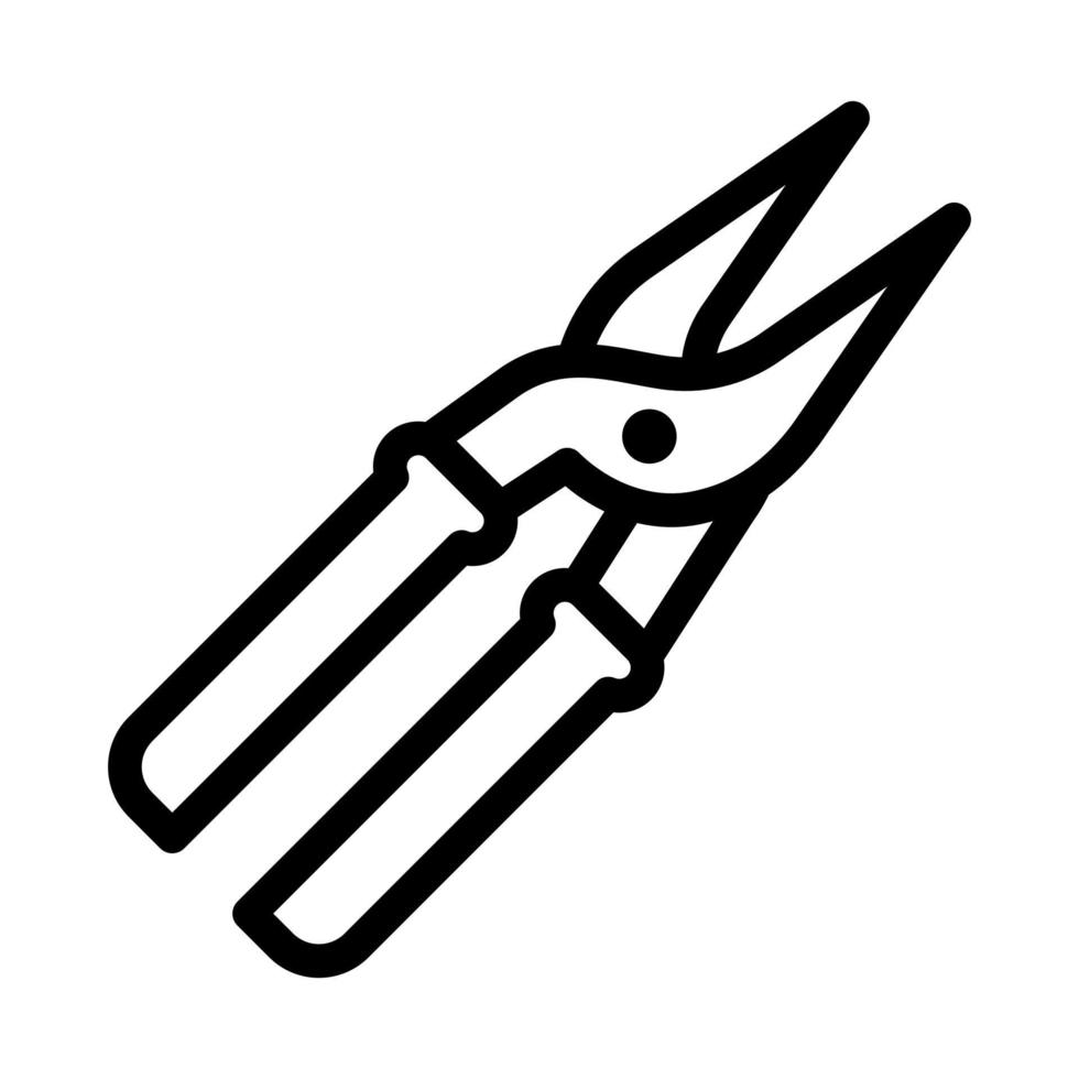 Pruners Line Icon vector