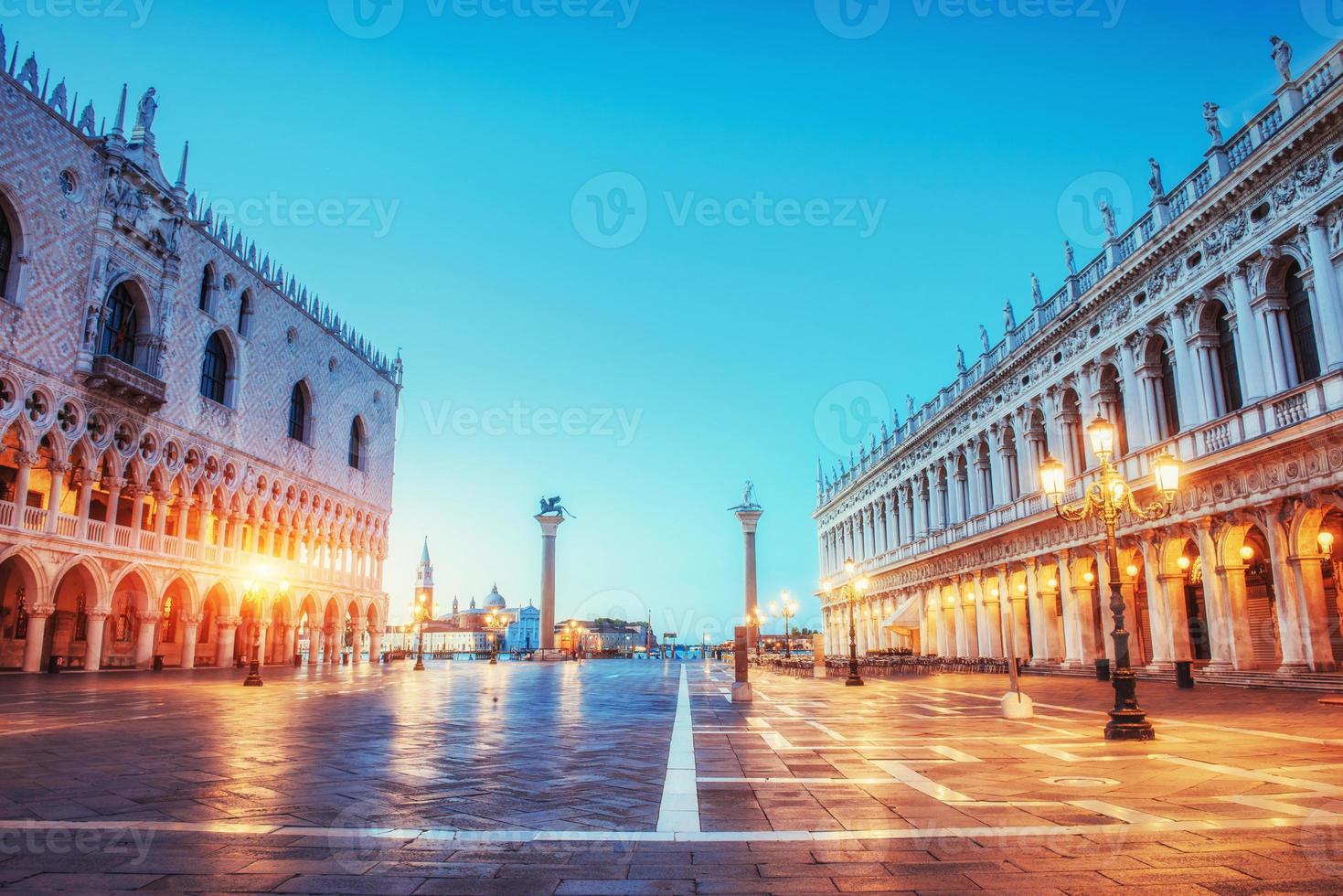 St Mark's Square and Campanile bell photo