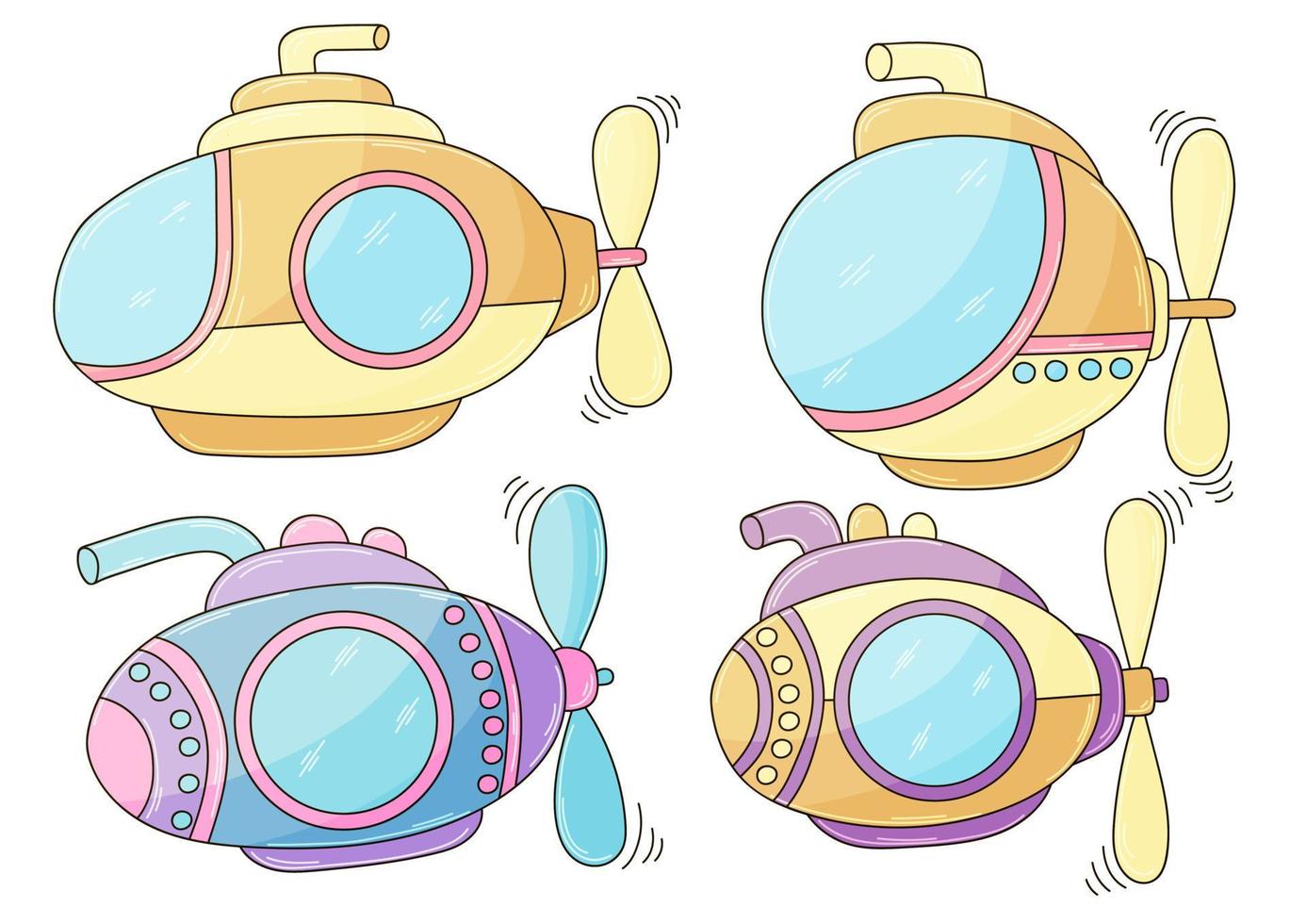 Fabulous illustrations and design elements. Illustration in hand draw style vector
