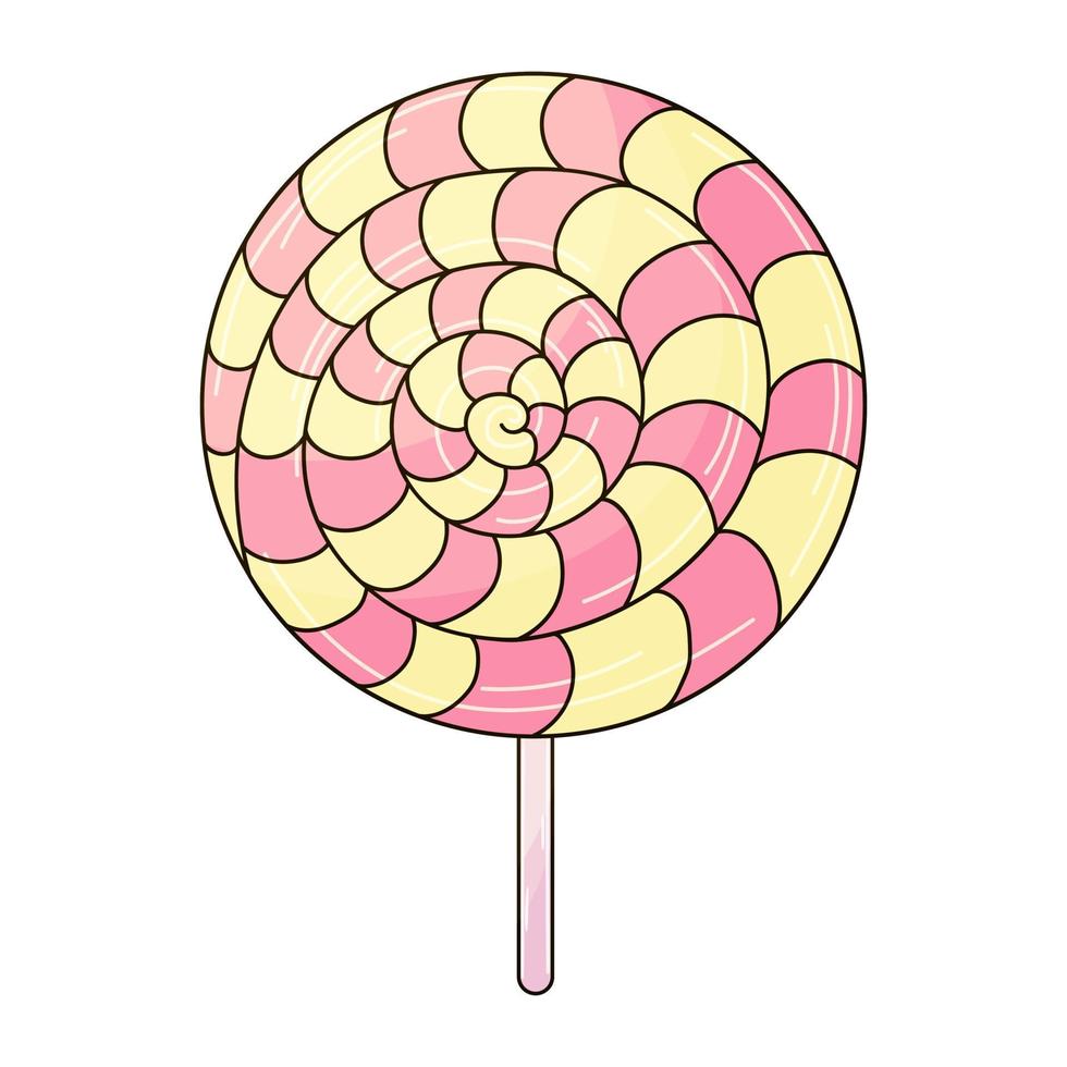 ilustración en estilo de dibujo a mano. postre dulce, elemento gráfico para el diseño vector