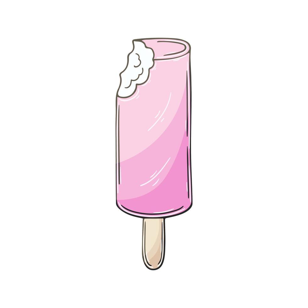 ilustración en estilo de dibujo a mano. postre dulce, elemento gráfico para el diseño vector