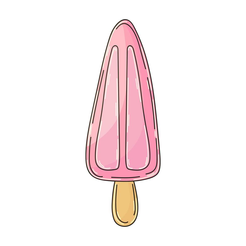 ilustración en estilo de dibujo a mano. postre dulce, elemento gráfico para el diseño vector