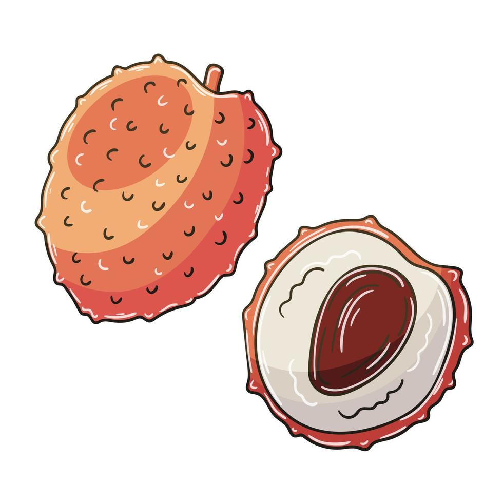 Set of vector illustrations in hand drawn style