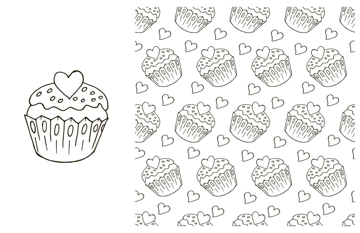 coloring-cupcake-set-of-element-and-seamless-pattern-6560964-vector-art-at-vecteezy