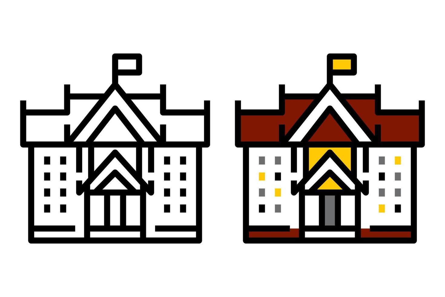 office building outline icon 6561895 Vector Art at Vecteezy