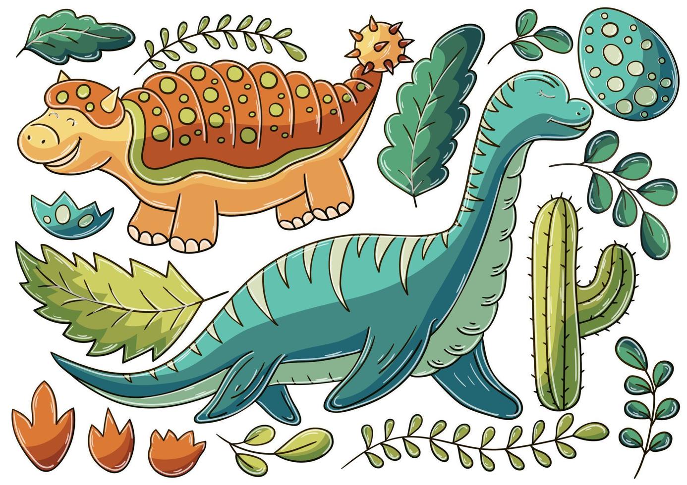 Illustration in hand drawn style. Children's drawings for your design vector