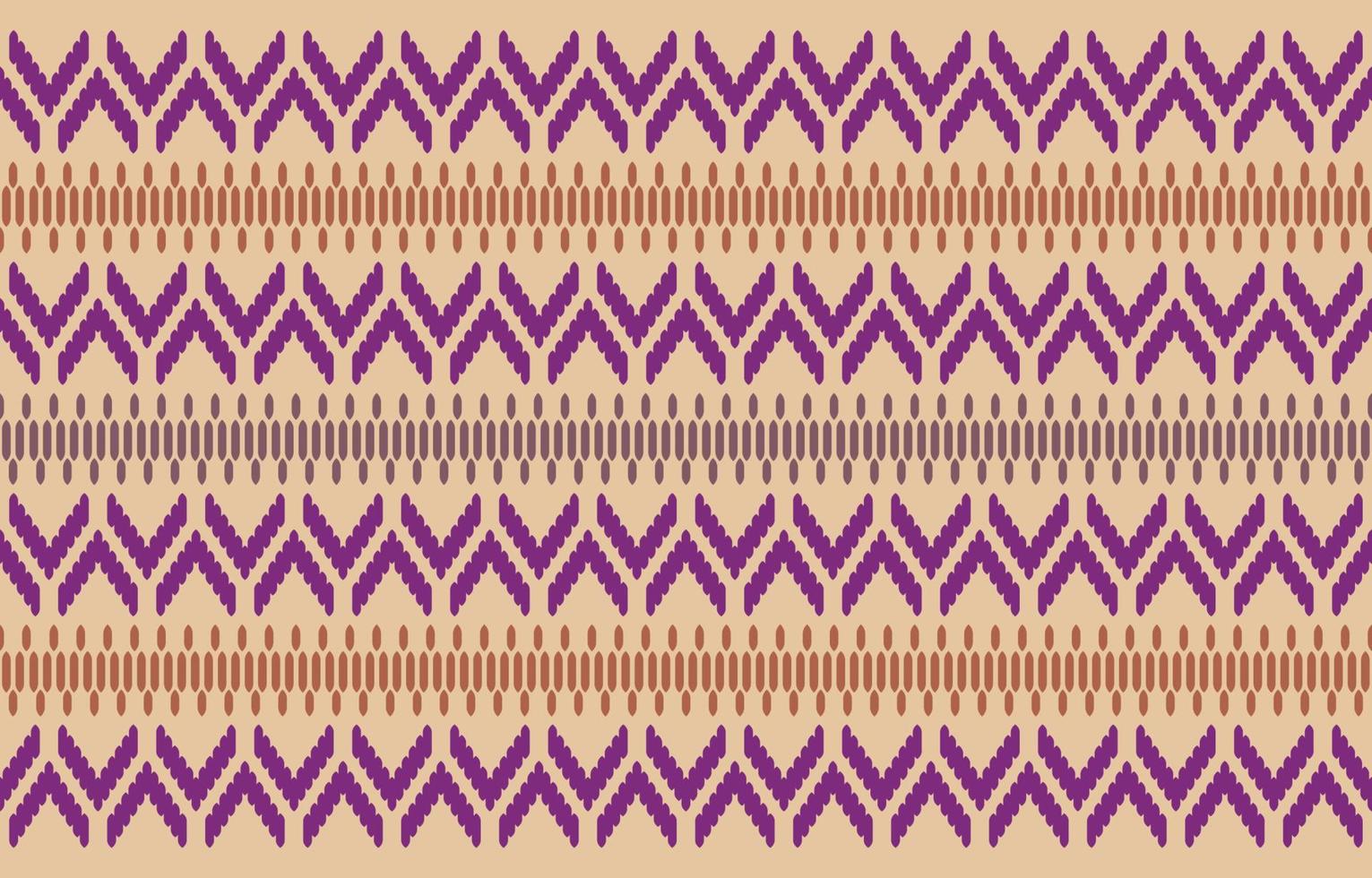 arte abstracto étnico azteca ikat. púrpura el patrón de chevron de triángulo de motivo sin costuras en tribal, bordado popular navajo y estilo mexicano. estampado de adornos de arte geométrico.diseño para alfombras, textiles. vector