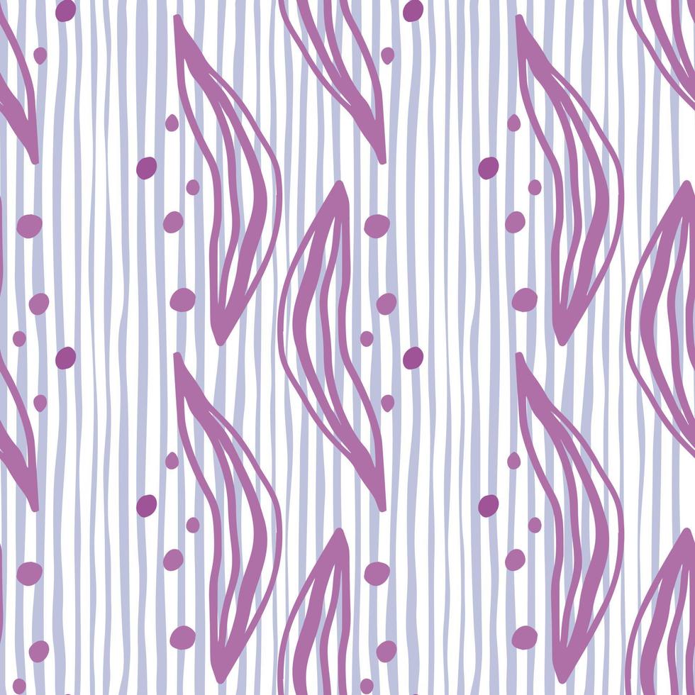 hojas lineales abstractas de patrones sin fisuras tropicales. fondo de la línea de la selva tropical. vector
