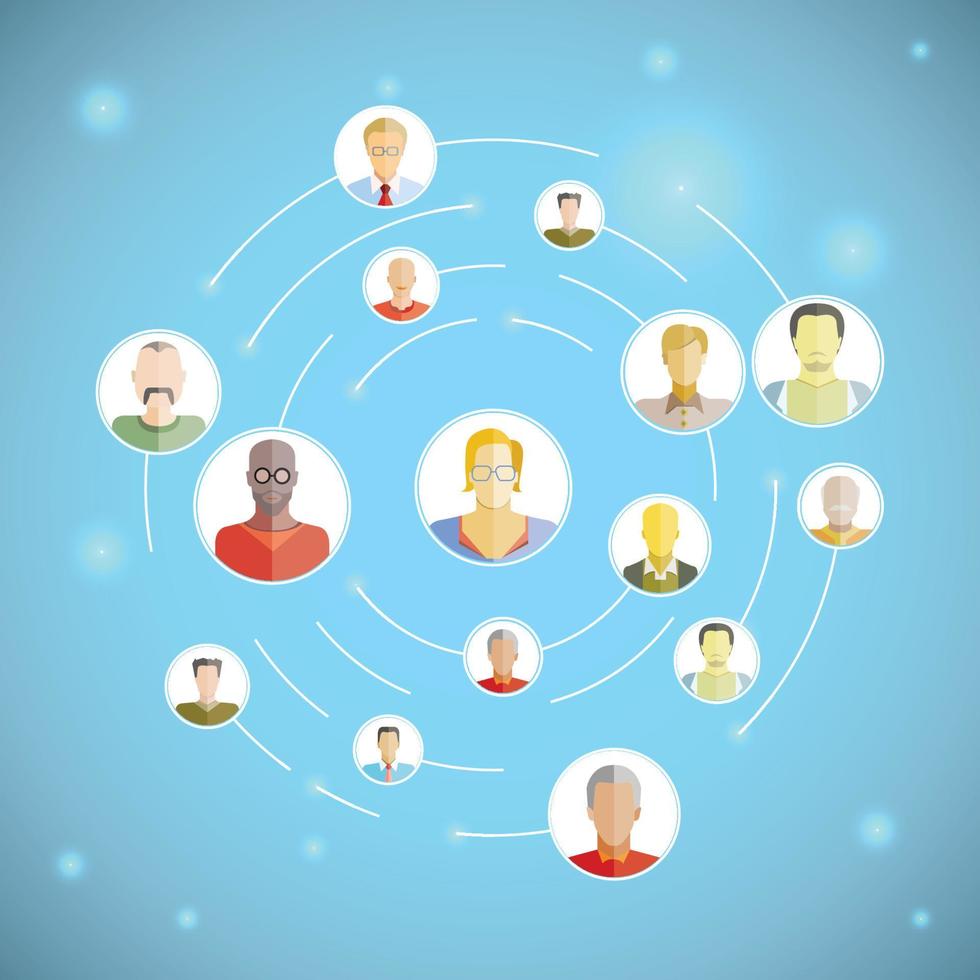 people network vector illustration