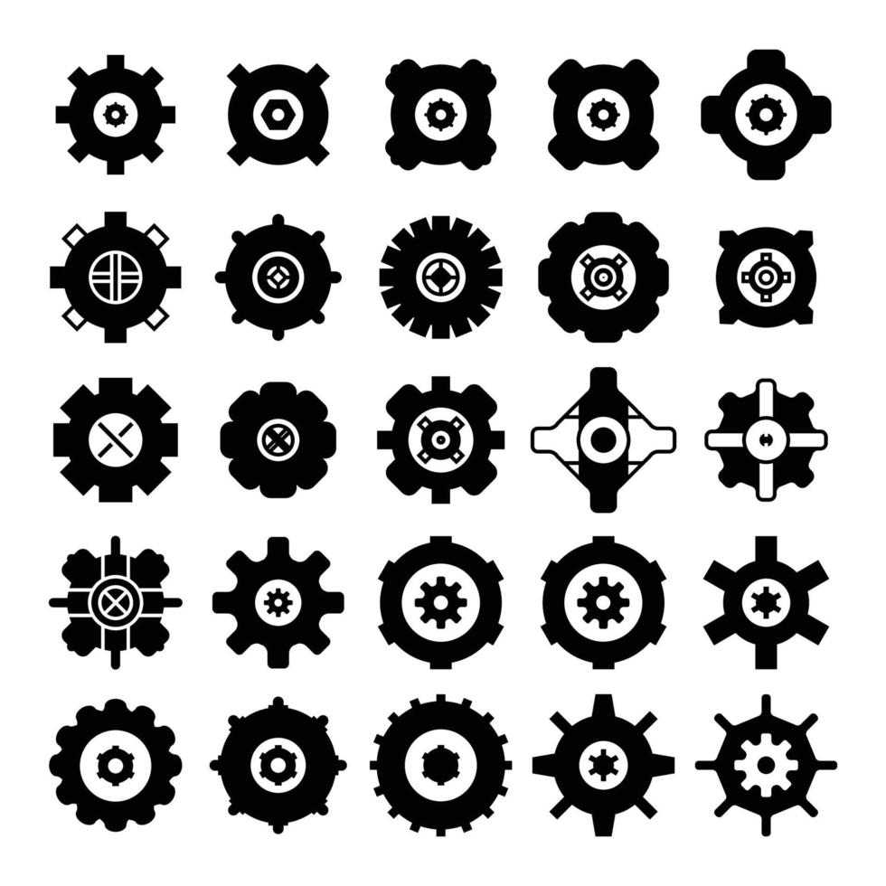 gear icons vector illustration