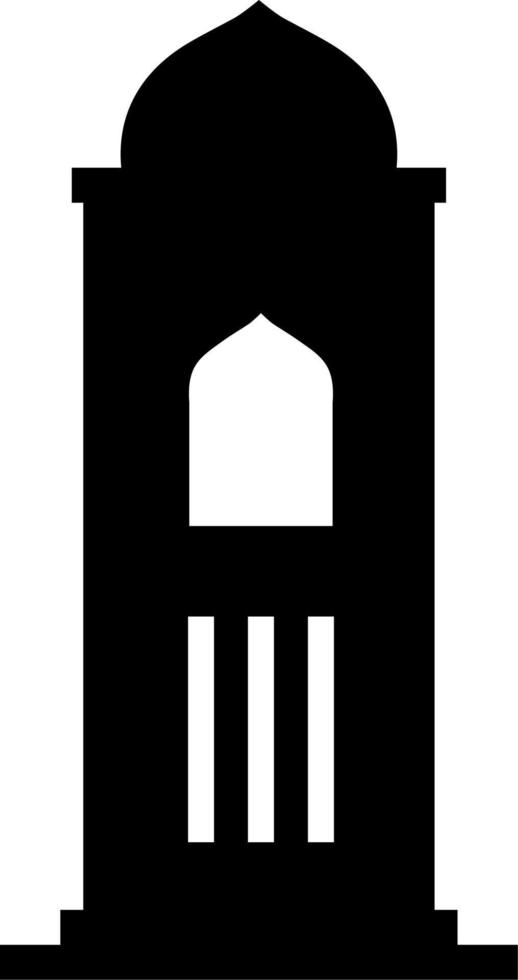 mosque silhouette vector