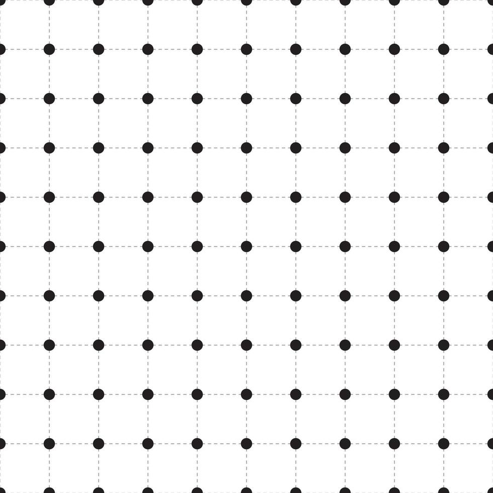 Wireframe grid dots, seamless pattern, Hud design element. Vector illustration