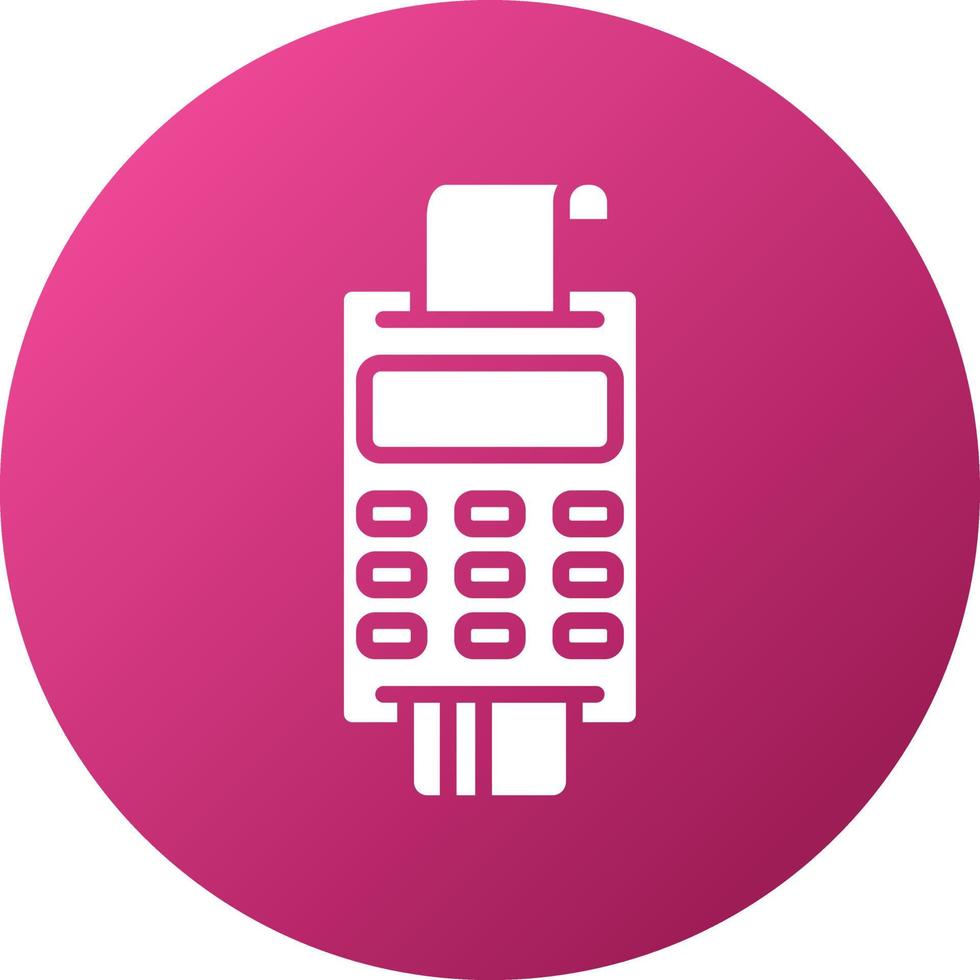 Pos Terminal Icon Style vector