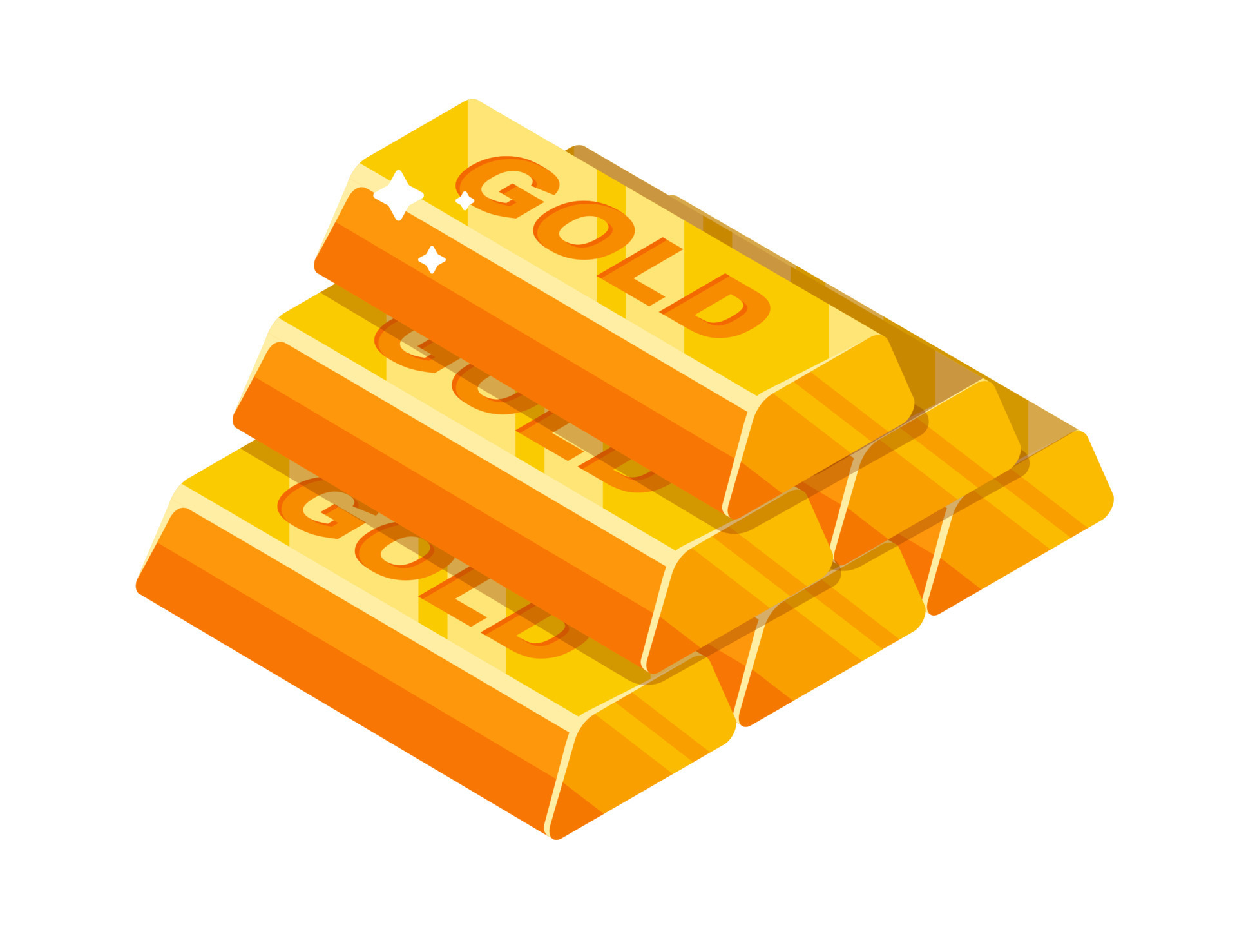 yellow shiny pyramid of gold bars. country's gold reserves. safe investment in metal. flat vector illustration. 6568216 Vector Art at Vecteezy yellow shiny pyramid of gold bars. country's gold reserves. safe investment in metal. flat vector illustration. 6568216 Vector Art at Vecteezy