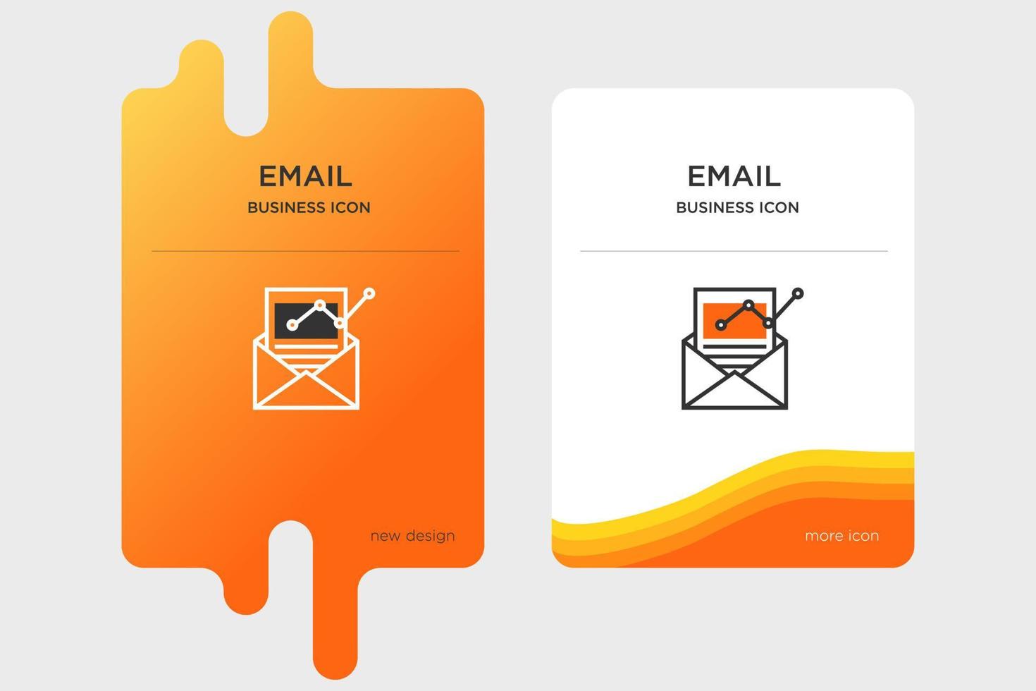 lineal art black yellow business icon vector