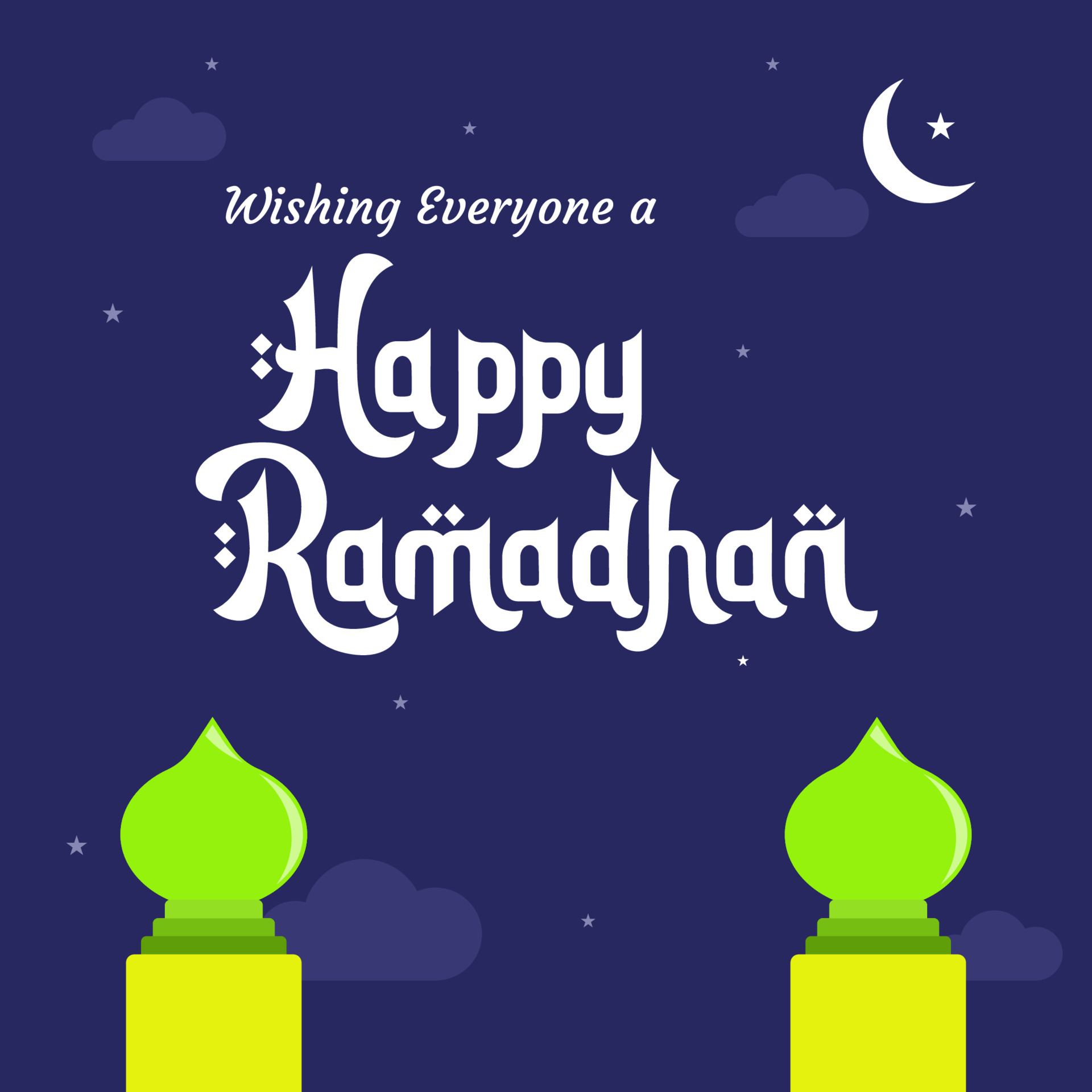 Happy Ramadan Kareem greeting background vector image 6569967 Vector Art at  Vecteezy