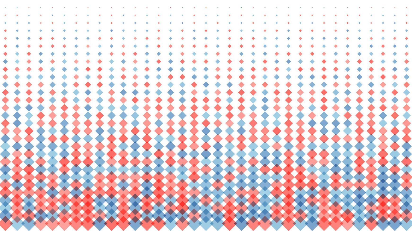 Abstract flat square geometric background vector