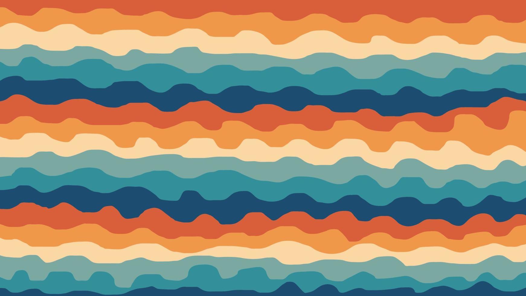 Abstract fluid liquid wavy retro vintage background vector