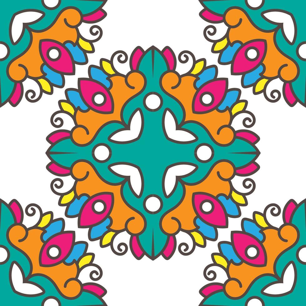 Background template with mandala designs. - Vector. vector