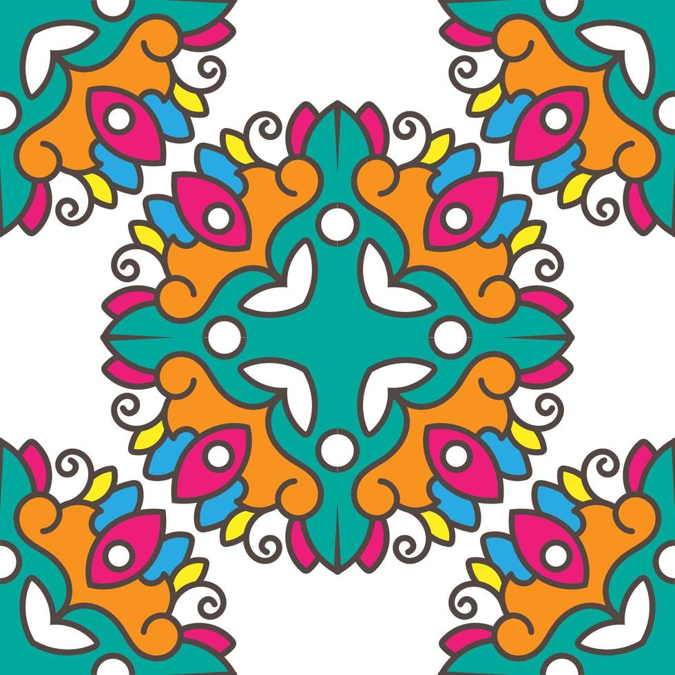 Background template with mandala designs. - Vector. vector