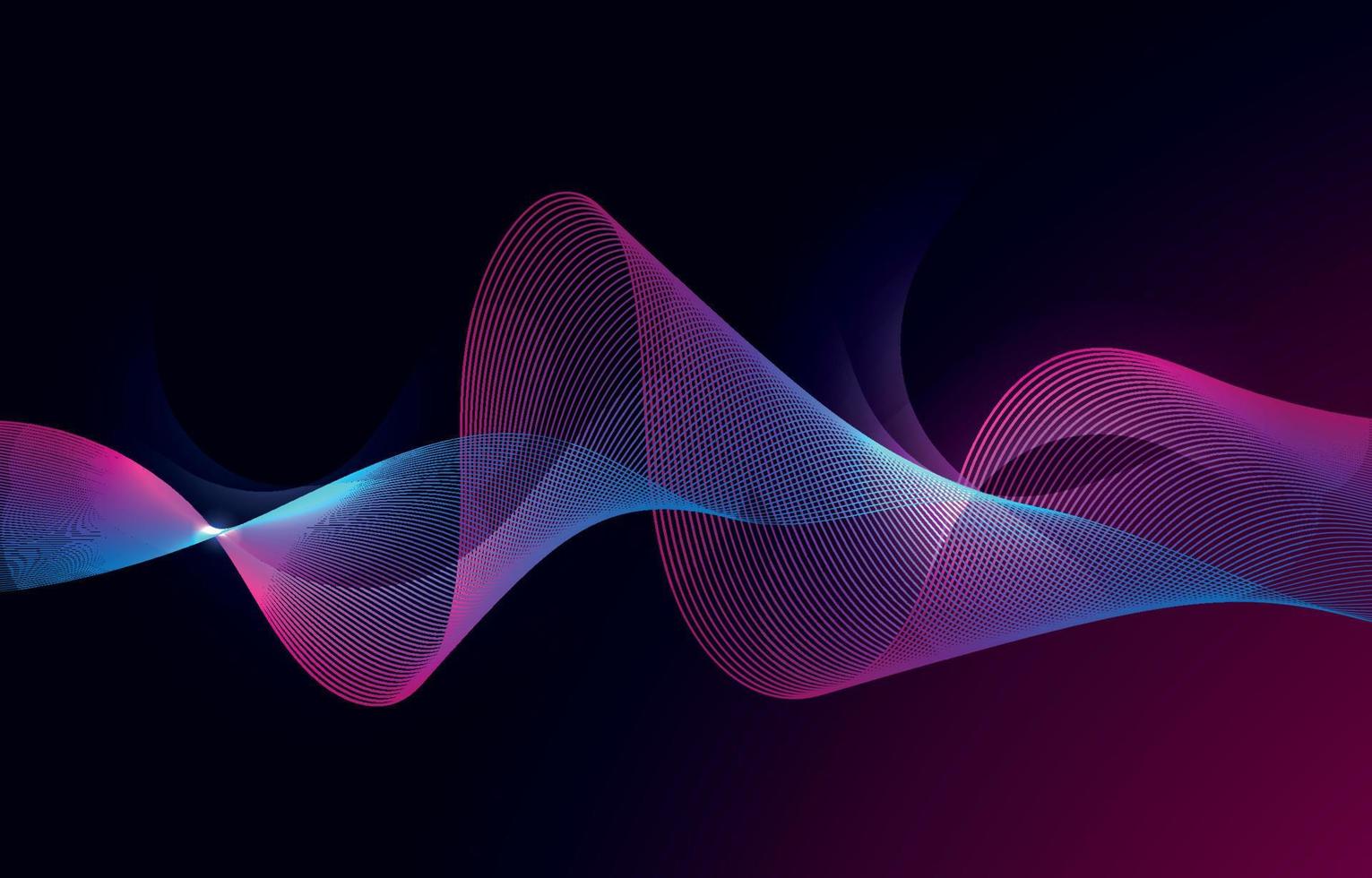 Digital Wave Background vector