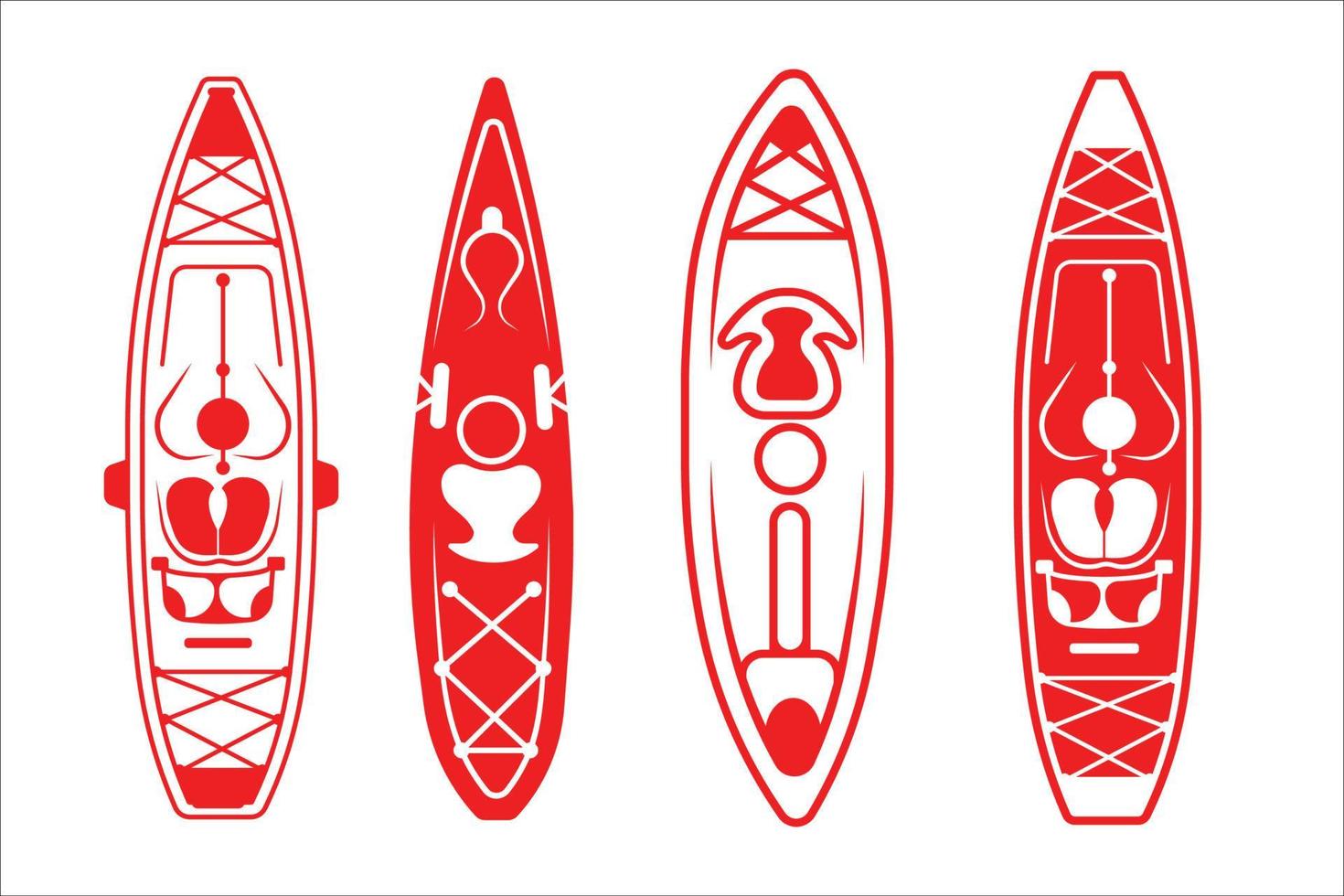 Kayak Creative Simple Vector Design, And Symbol Icon.