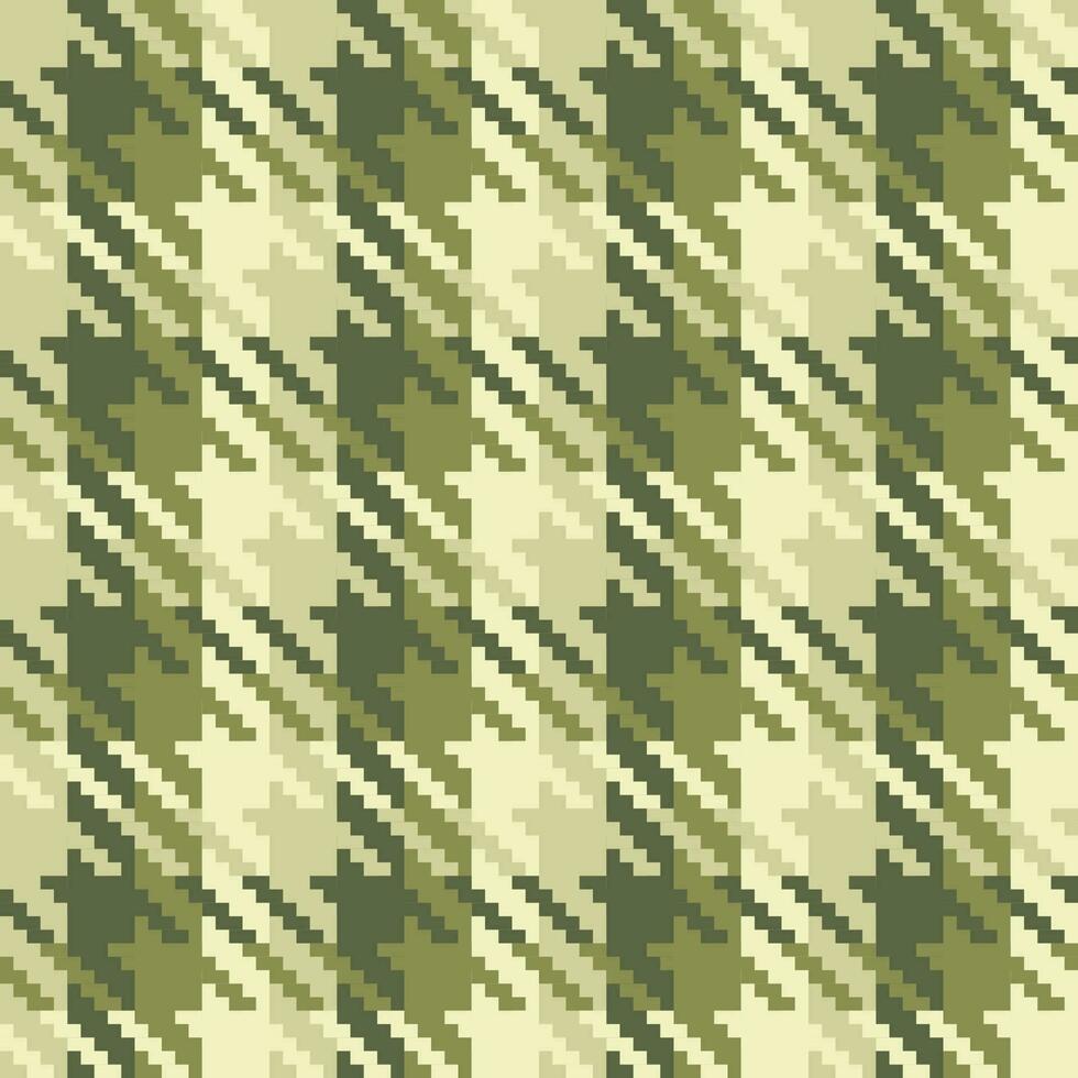 Seamless pattern in green fours. vector