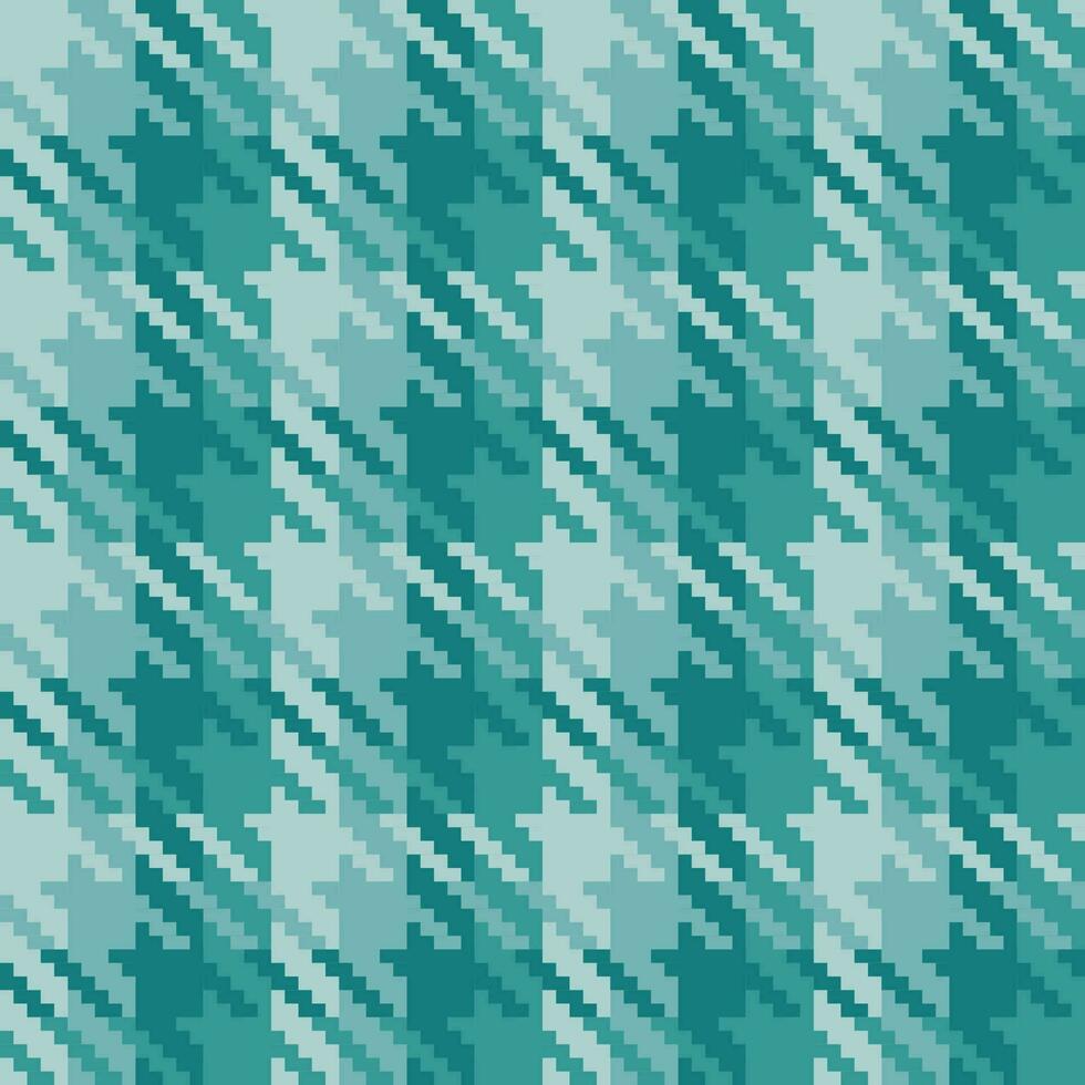 Seamless pattern in four turquoise colors. vector