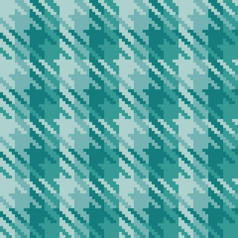 Seamless pattern in four turquoise colors. vector