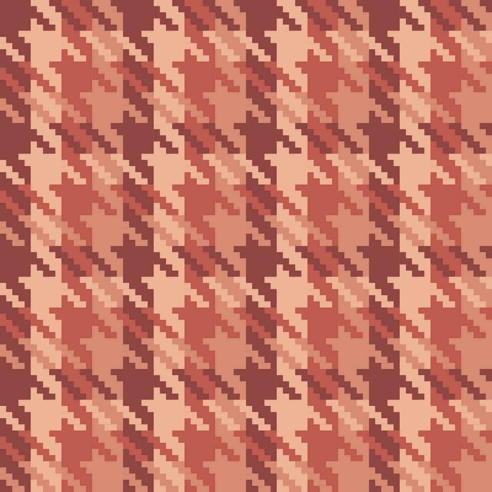 Seamless pattern in four contemporary brown-orange colors. vector