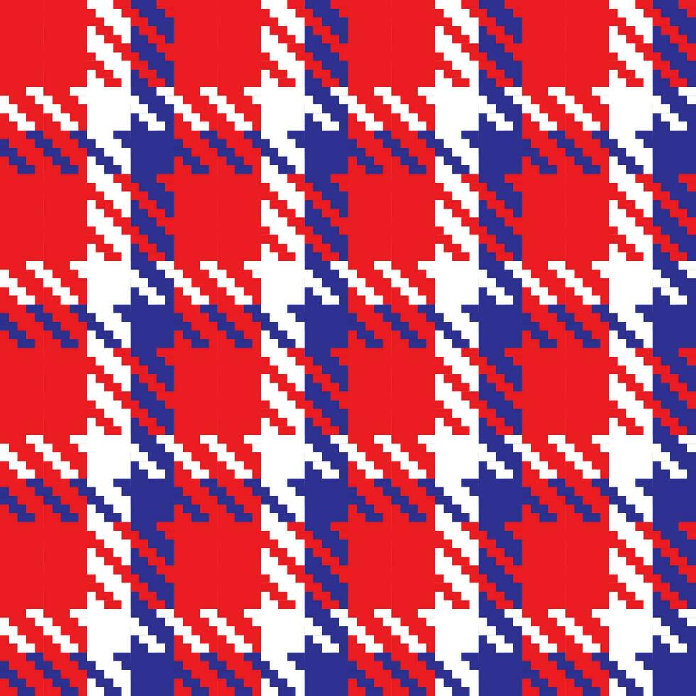 woven seamless lines white blue red vector