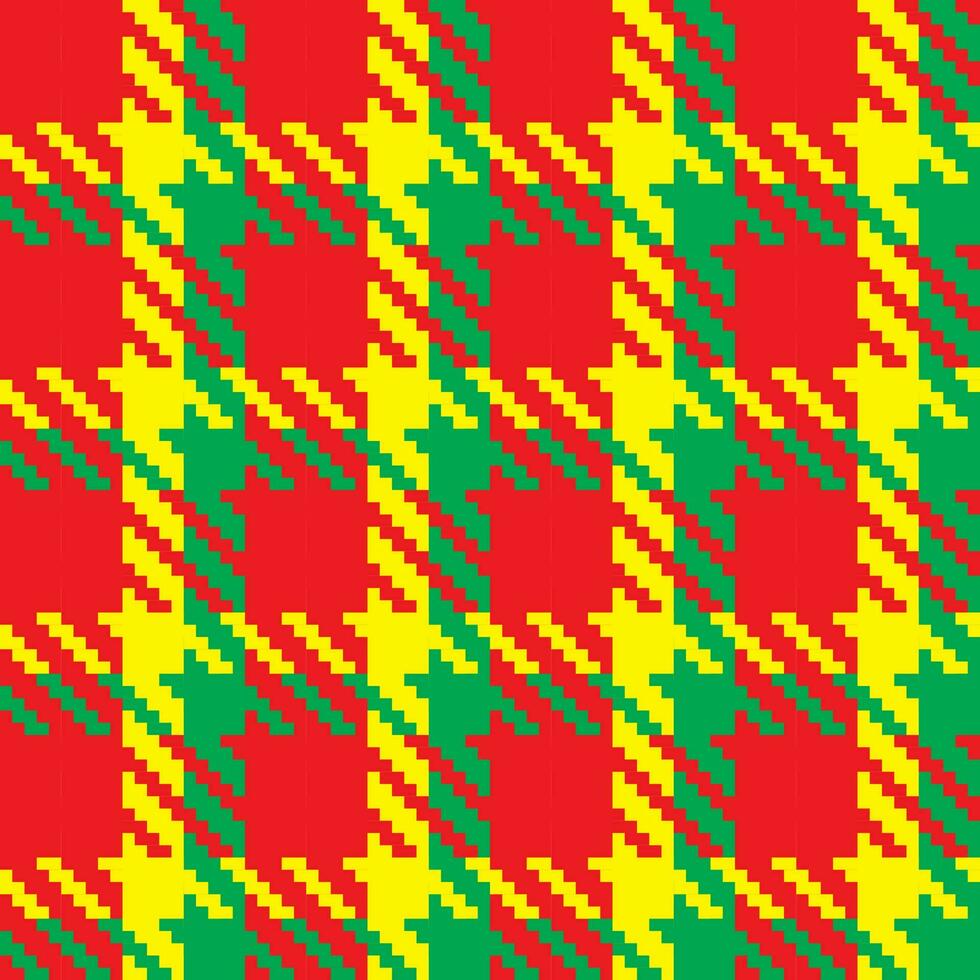 weave seamless strands of yellow-green-red vector