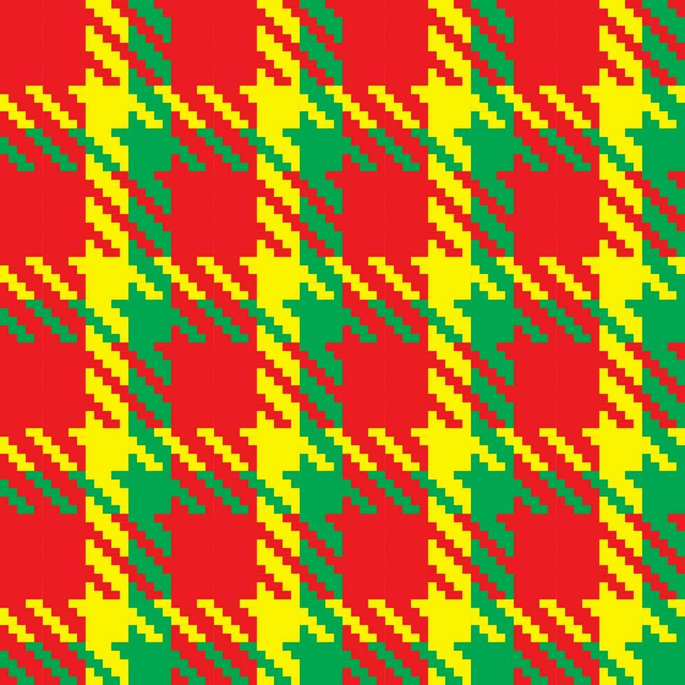 tejer hilos sin costuras de amarillo-verde-rojo vector