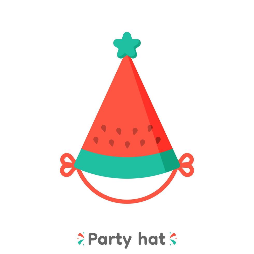 coloridos sombreros de fiesta, vector, ilustración. vector