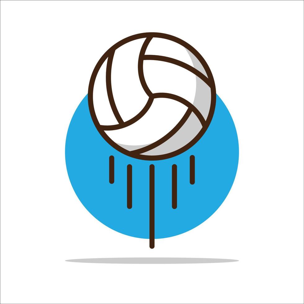 Volleyball Icon Illustrations vector