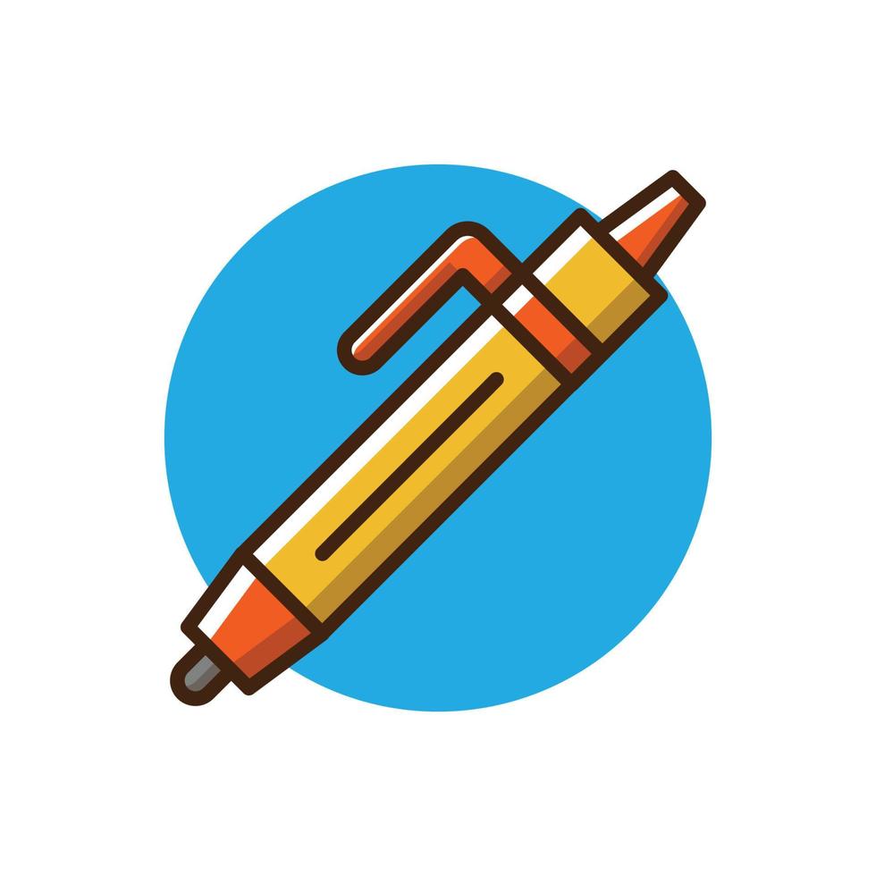 Pen Icon Illustrations vector