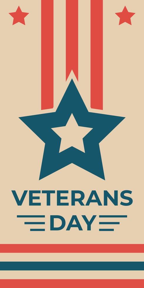 american veterans day background vector