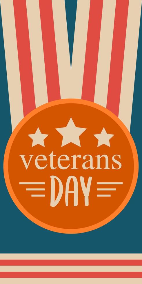american veterans day background vector