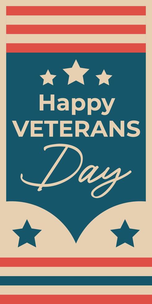 american veterans day background vector
