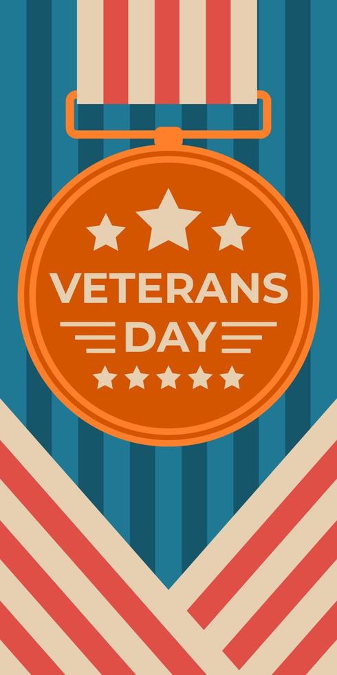 american veterans day background vector