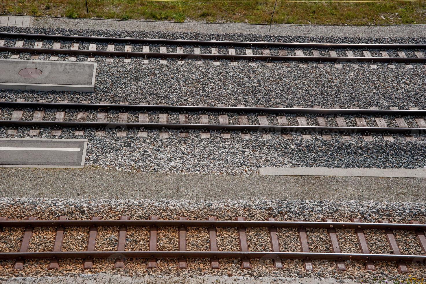Hospice railway station red train bernina photo