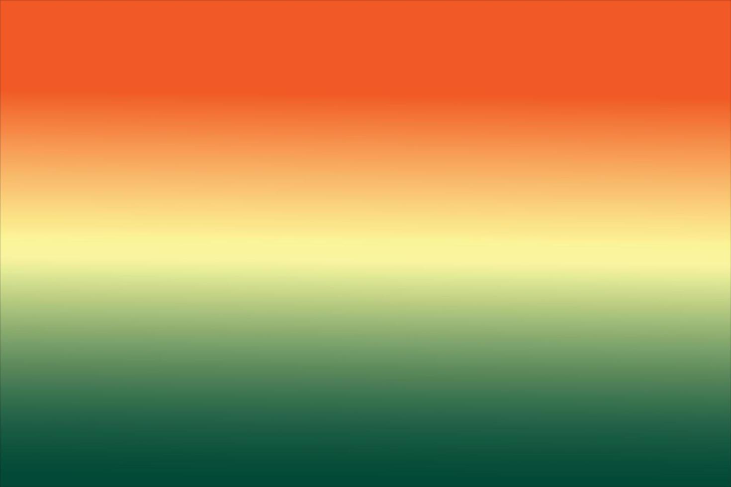 Abstract gradation of orange yellow and green color background vector
