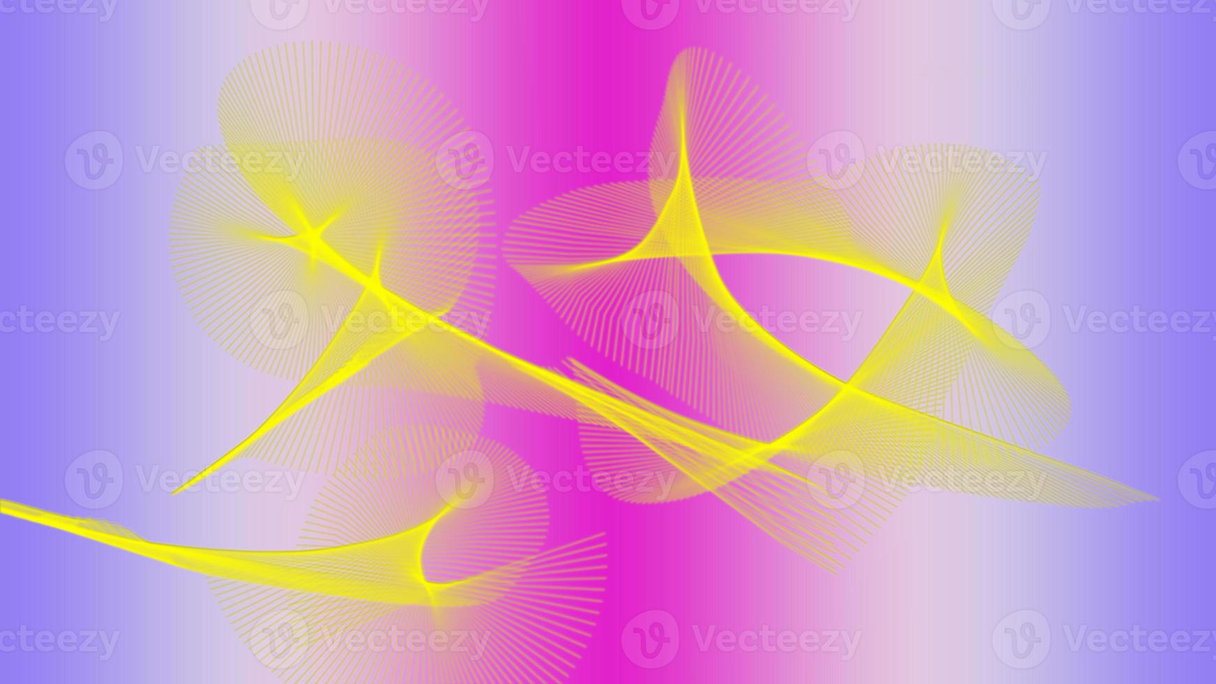 Abstract Lines Background - Light Gradient Pink With Yellow Line photo