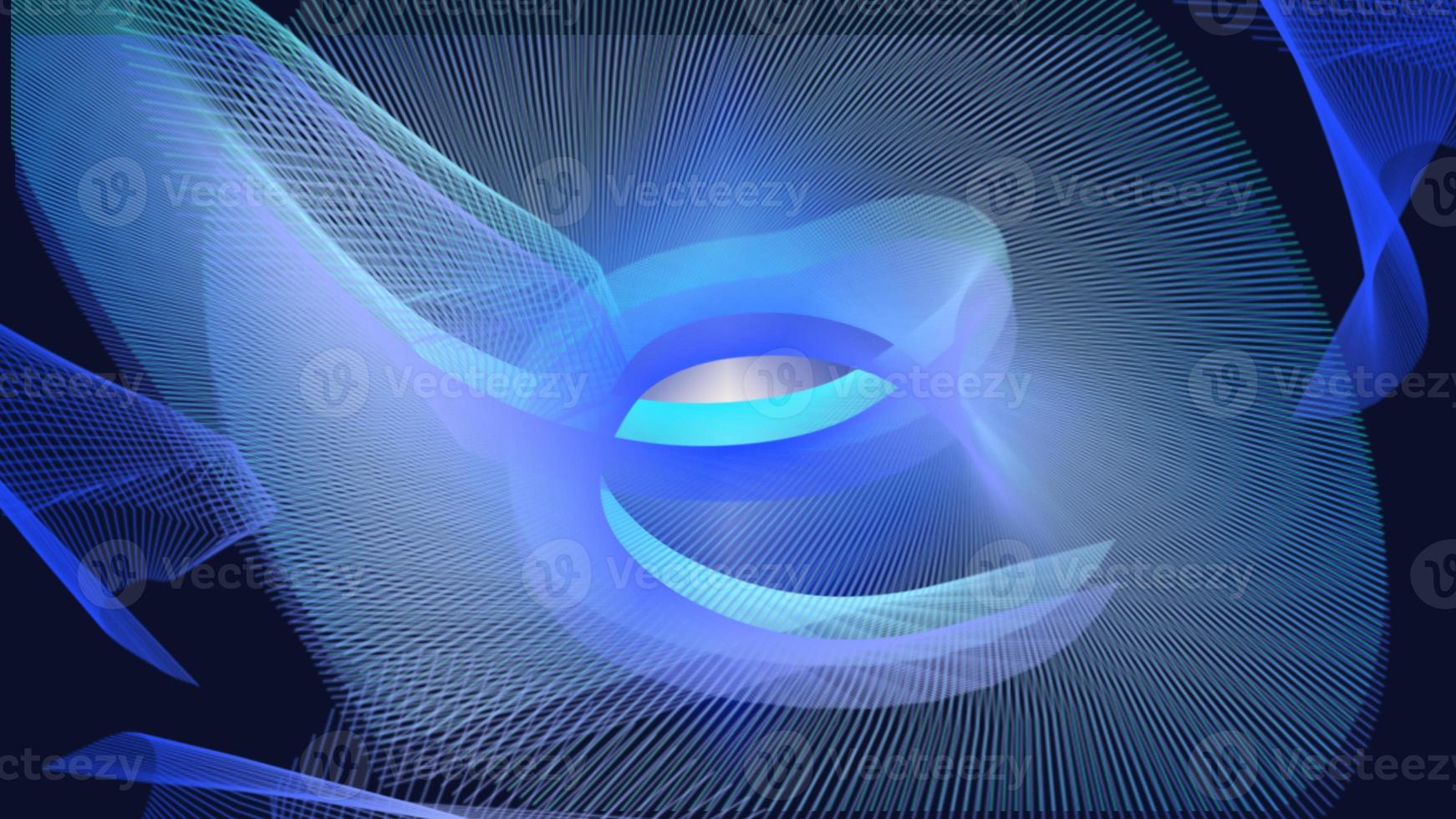 Abstract Lines Background - Dark Light background with blue lines photo