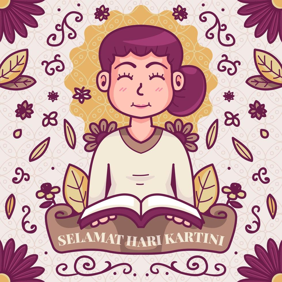 Happy Kartini Day vector