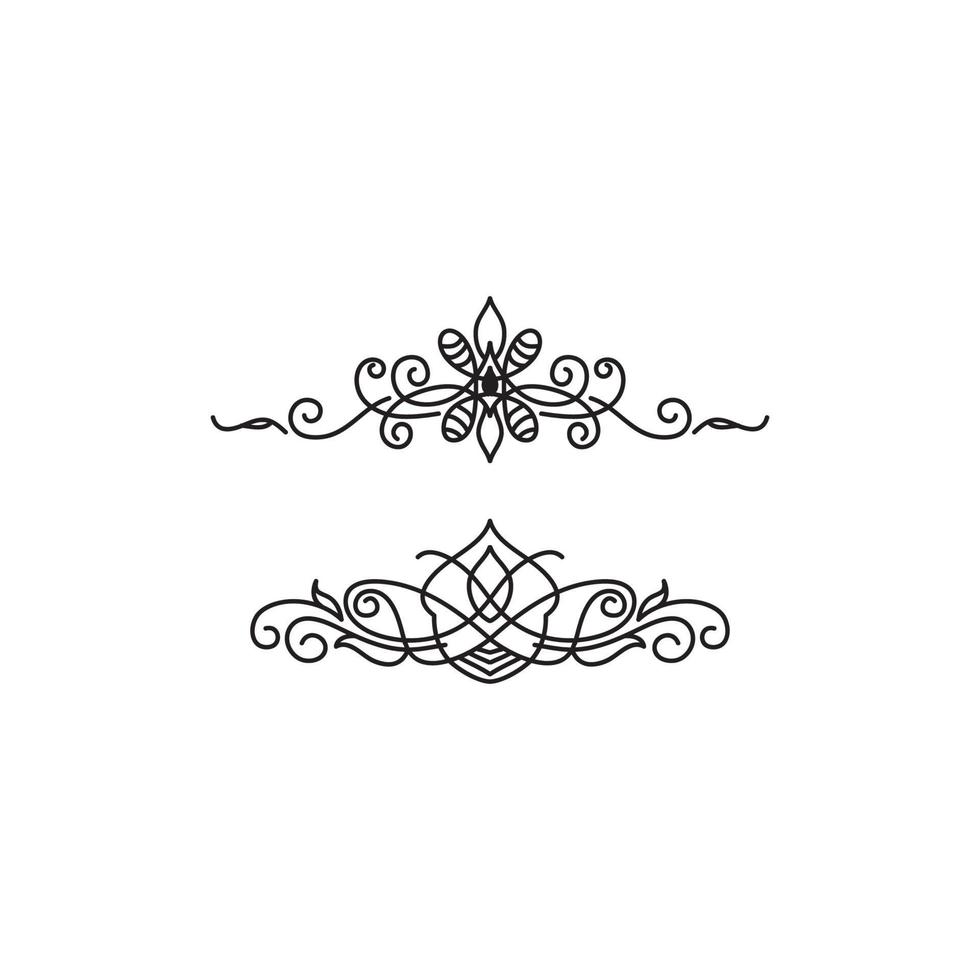 ornament for frame artwork and pinstripe vector