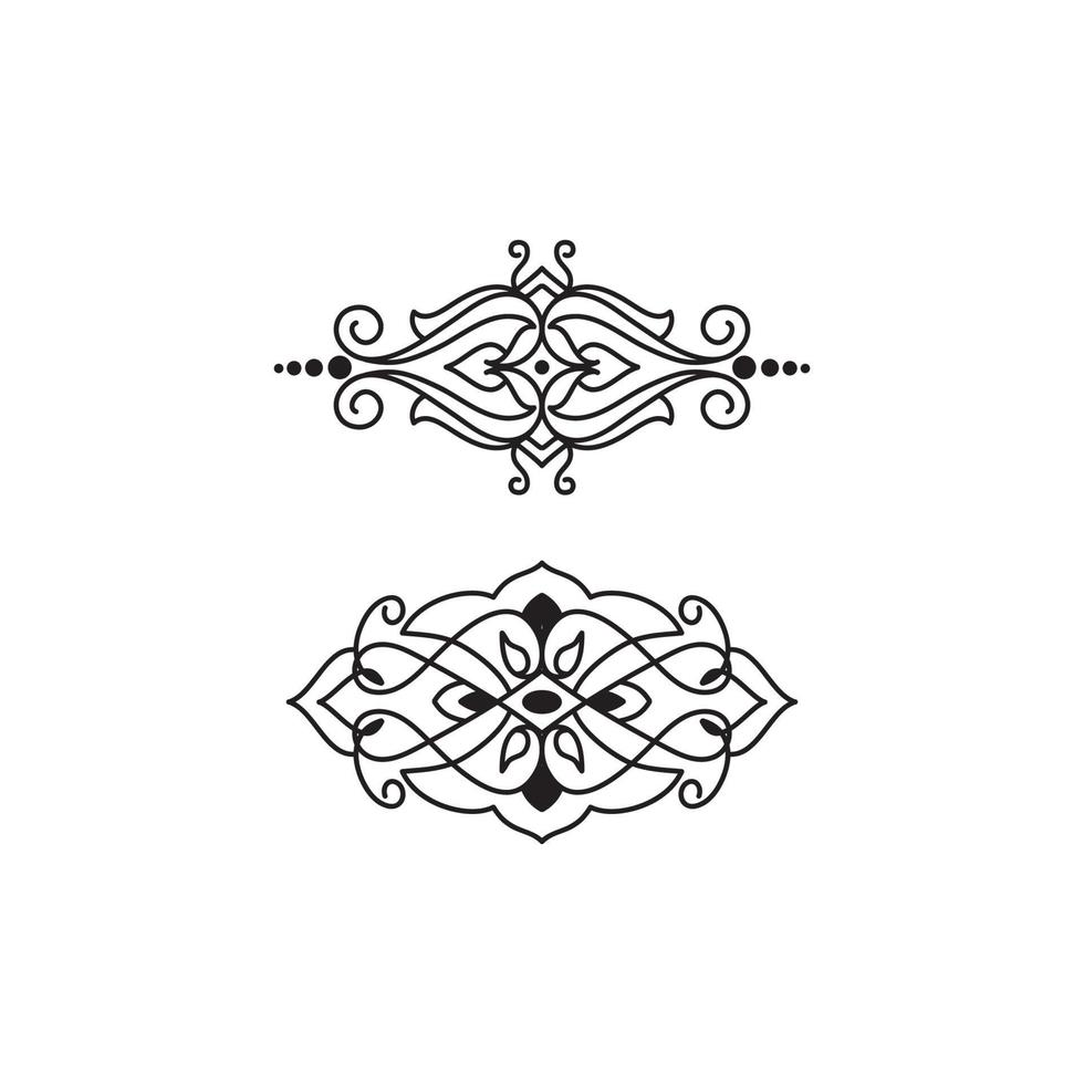 ornament for frame artwork and pinstripe vector